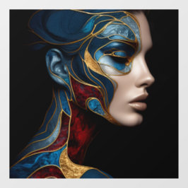 抽象芸術ポートレート ウィンドウサイン