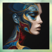 抽象芸術ポートレート ウィンドウサイン (シート3)