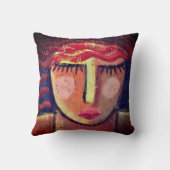 抽象芸術ポートレート クッション (裏面)