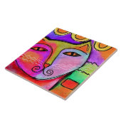 抽象芸術ポートレート タイル (側面)