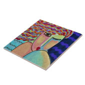 抽象芸術ポートレート タイル (側面)