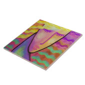 抽象芸術ポートレート タイル (側面)