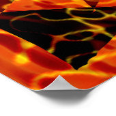 抽象芸術ポートレート ポスター (角)