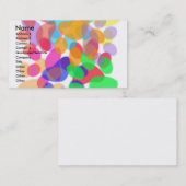 抽象芸術ポー印刷ビジネス/プロファイルカード 名刺 (正面/裏面)