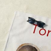 抽象芸術マウス着用服 ビーチタオル (インサイチュ)