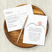 抽象芸術マウンテンサンテイクザハイロード引用文 ポストカード