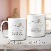 抽象芸術マウンテンサンハイロードマグを取る コーヒーマグカップ