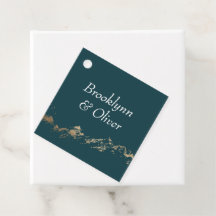 抽象芸術マウンテンズダークグリーン&金ゴールドと名前