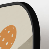 抽象芸術マウンテンランドスケープPickleballサンカスタム ピックルボールラケット (左詳細)