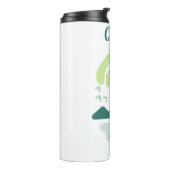 抽象芸術マウンテンレイクシーンパーソナライズされた タンブラー (回転左)