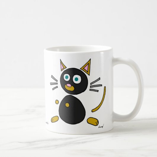 抽象芸術マグ コーヒーマグカップ (右)