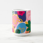 抽象芸術マグ コーヒーマグカップ (中央)