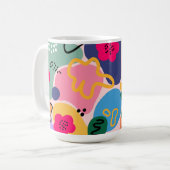 抽象芸術マグ コーヒーマグカップ (正面左)