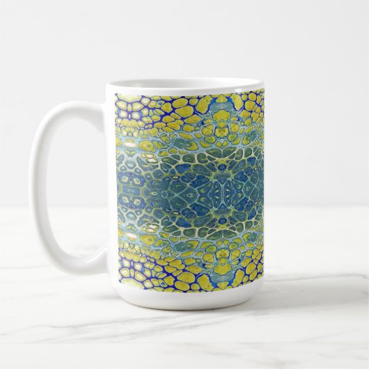 抽象芸術マグ コーヒーマグカップ (左)