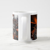 抽象芸術マグ ジャンボコーヒーマグカップ (裏面)