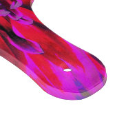 抽象芸術マゼンタ、紫、赤のダリアの花 カッティングボード (角)