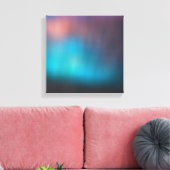 抽象芸術マルチカラーテクスチャ背景 キャンバスプリント (インサイチュ (リビング))