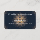 抽象芸術マンダライフ先生名刺 名刺 (裏面)