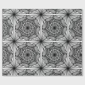 抽象芸術マンダラカラーリング準備完了 ラッピングペーパー (フラット)