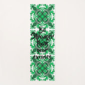 抽象芸術マンダラサイケデリックチョウ ヨガマット (正面)