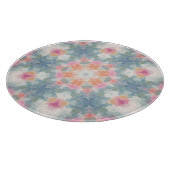 抽象芸術マンダララウンドシームレスパターンkaledosco カッティングボード (角)