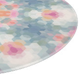 抽象芸術マンダララウンドシームレスパターンkaledosco カッティングボード (角)