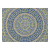 抽象芸術マンダララウンドシームレスパターンkaledosco テーブルクロス (正面(横))