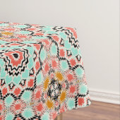 抽象芸術マンダララウンドシームレスパターンkaledosco テーブルクロス (インサイチュ)