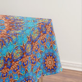 抽象芸術マンダララウンドシームレスパターンkaledosco テーブルクロス (インサイチュ)