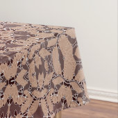 抽象芸術マンダララウンドシームレスパターンkaledosco テーブルクロス (インサイチュ)