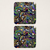 抽象芸術マンポートレート (正面&裏面)