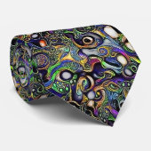 抽象芸術マンポートレート ネクタイ (ロール)