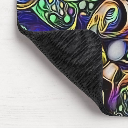 抽象芸術マンポートレート マウスパッド (コーナー)