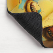 抽象芸術マンポートレート マウスパッド (コーナー)