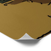 抽象芸術マン、追加文字 ポスター (角)