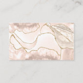 抽象芸術マーブルゲート – 女性名刺 名刺 (裏面)