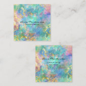 抽象芸術マーブルスクエア名刺 スクエア名刺 (正面/裏面)