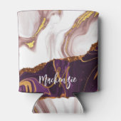 抽象芸術マーブルテクスチャ 缶クーラー (裏面)