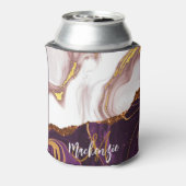 抽象芸術マーブルテクスチャ 缶クーラー (缶裏面)