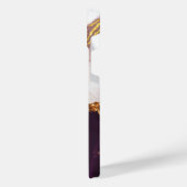 抽象芸術マーブルテクスチャ iPhoneケース (左側面)