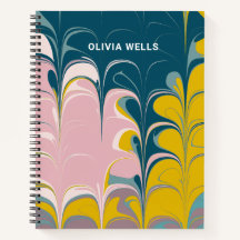 抽象芸術マーブルモダンエブルティール（緑がかった色）パーソナライズされた