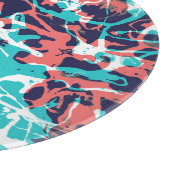 抽象芸術マーブル紙アート背景 カッティングボード (角)