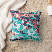 抽象芸術マーブル紙アート背景 クッション (ブランケット)