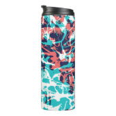 抽象芸術マーブル紙アート背景 タンブラー (回転右)