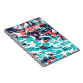 抽象芸術マーブル紙アート背景 ノートブック (右側)