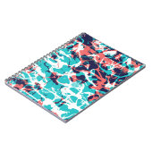 抽象芸術マーブル紙アート背景 ノートブック (左側)