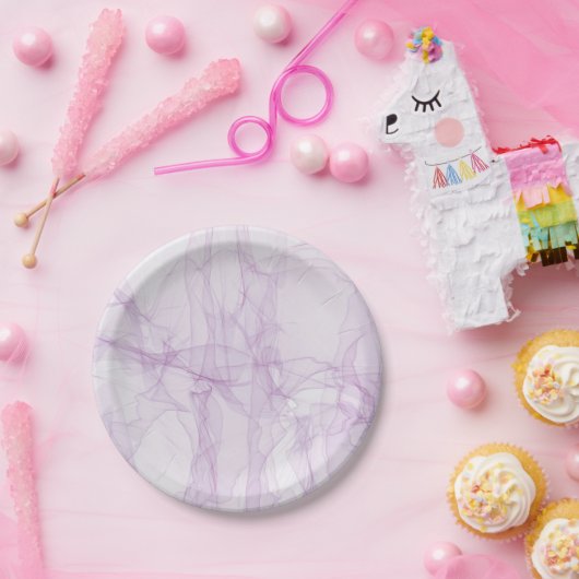 抽象芸術マーブル紙プレート ペーパープレート (パーティー)