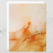 抽象芸術マーリーオレンジスクラップブック紙 (正面/裏面)