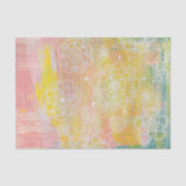 抽象芸術ミックスメディアアーティストアー絵を描トティッシュペーパー 薄葉紙 (正面)