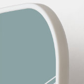 抽象芸術ミッドセンチュリースタイルラインアート ピックルボールラケット (左詳細)